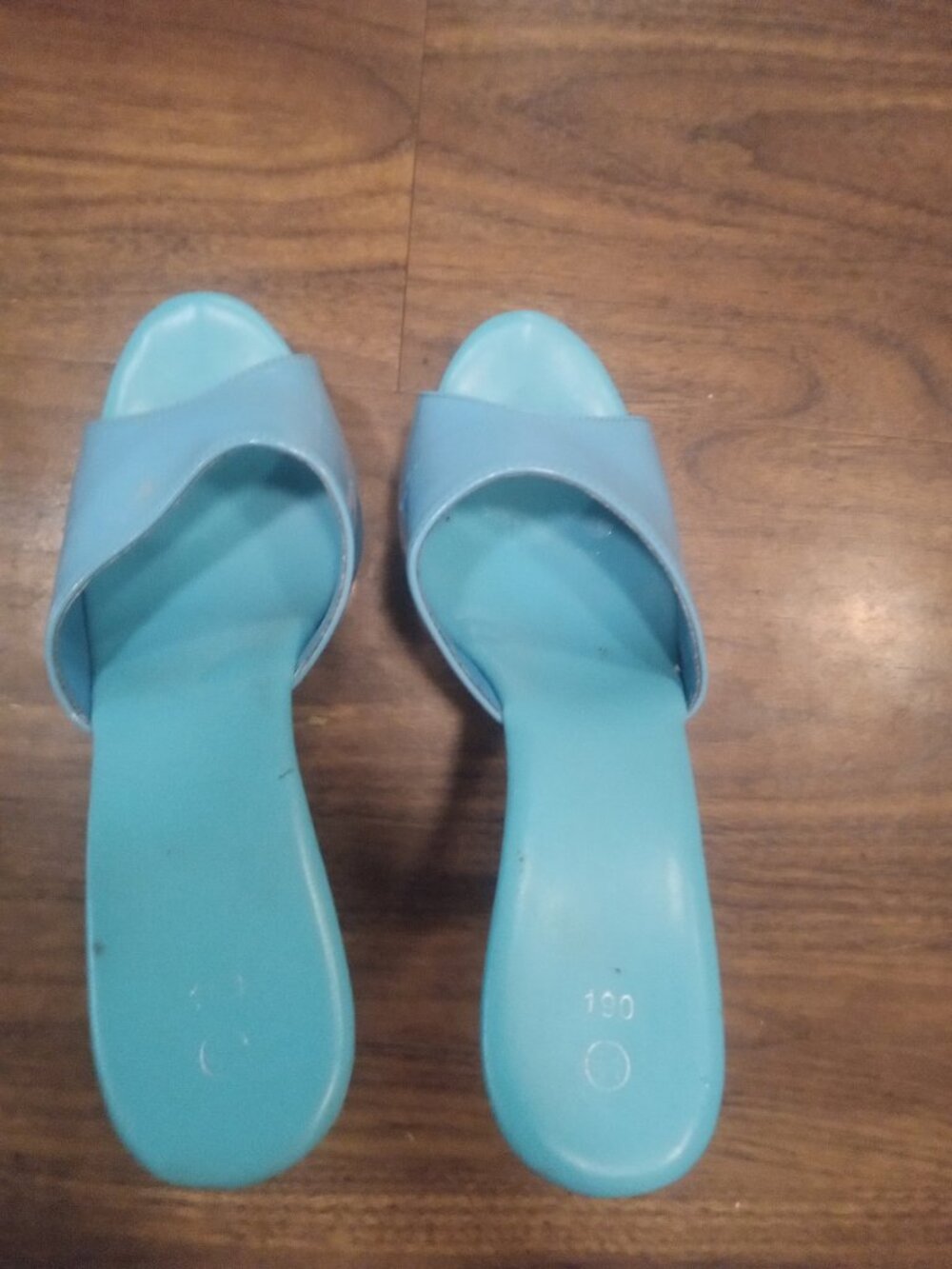 Blue heels size 9